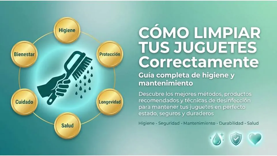 Como limpiar tus juguetes sexuales correctamente